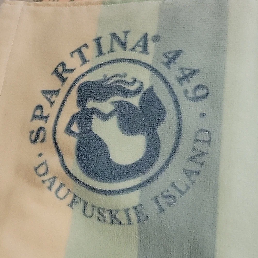 Spartina 449 Oversized Plush Velour Beach Towel Sea Turtle NWT